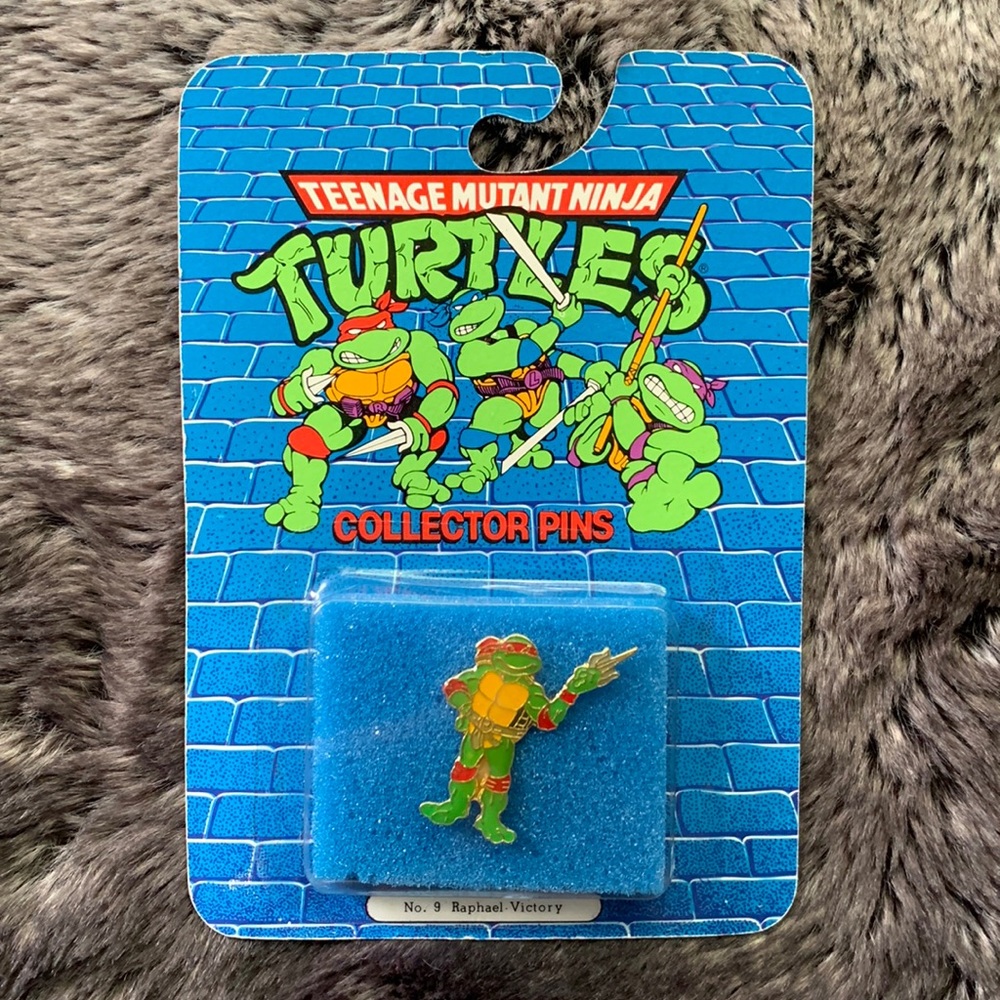 TMNT Raphael #9 1989 Collector Pin-Teenage Mutant Ninja Turtles-Ace Novelty